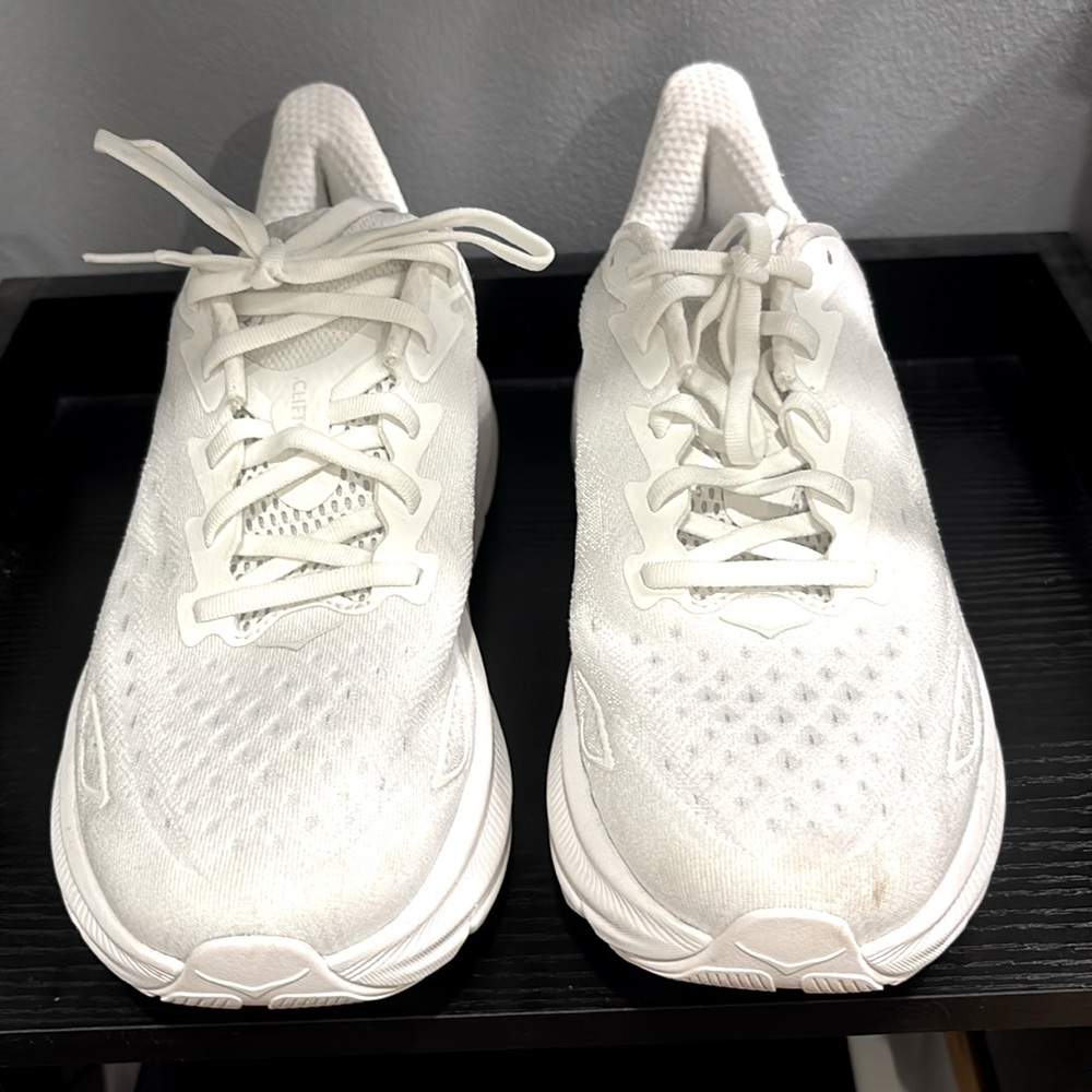 Brand New -Never worn white HOKA Clifton